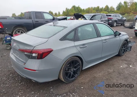 2025 Honda Civic Sport из США, поврежденный, VIN 2HGFE2F56SH521606